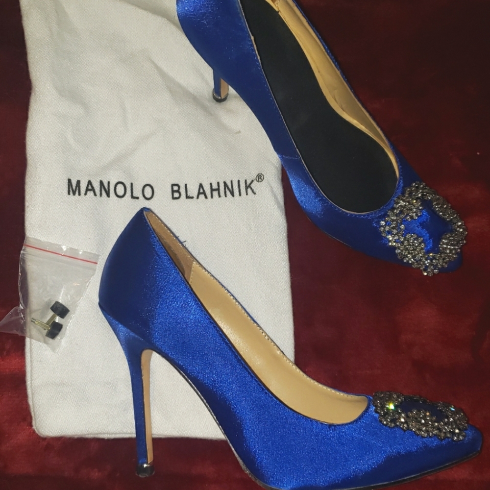 Manolo Blahnik "Something Blue"